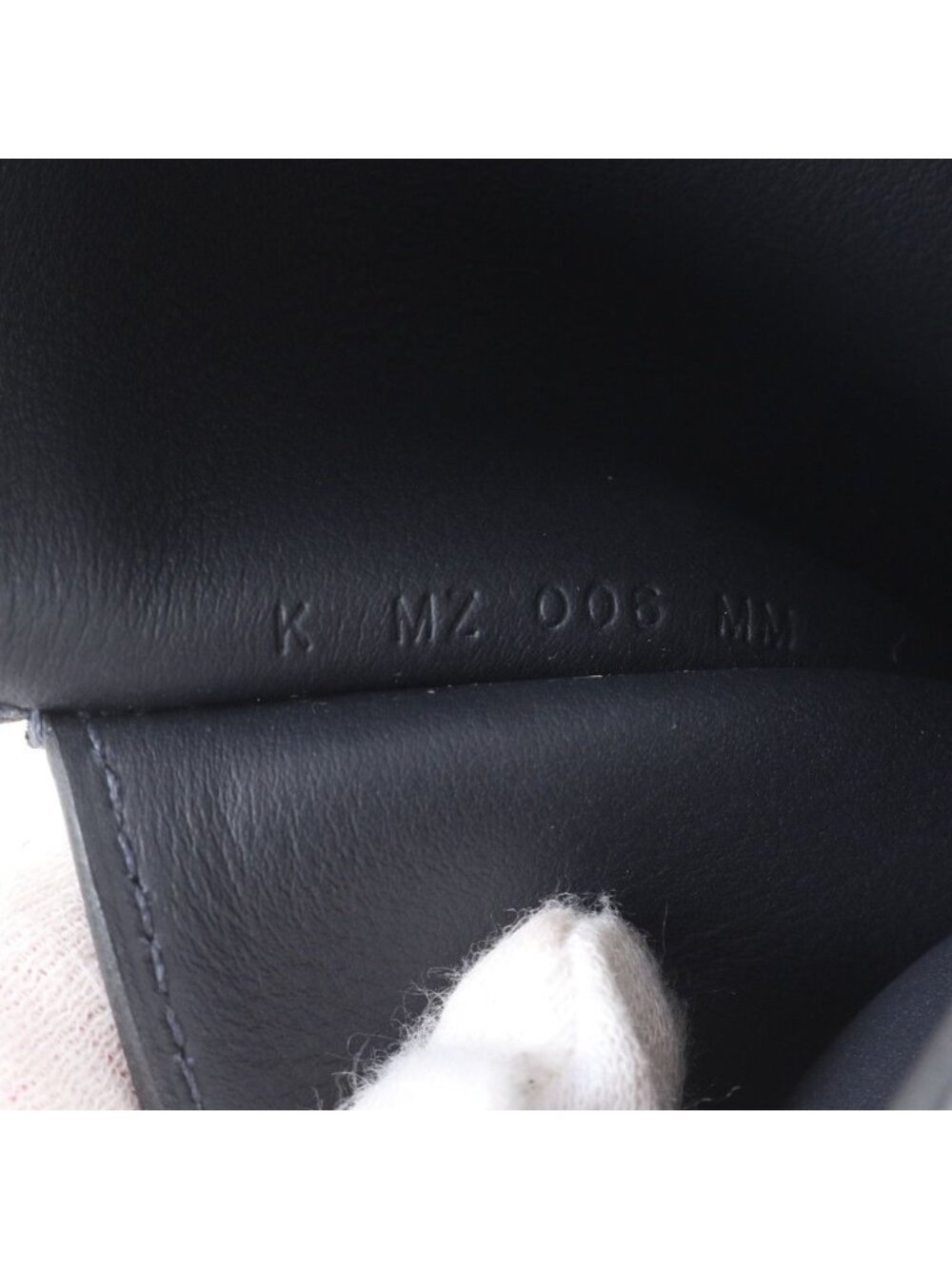 Hermes Glenan to Go Leather Shoulder Bag Messenger Navy Gold Ebe - Picture 8 of 8